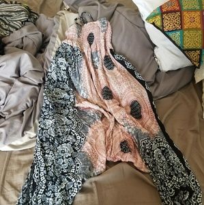 High wasted drop down harem pants